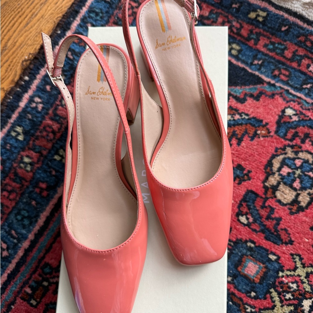 Sam Edelman Terra Slingback in Terracotta Pink